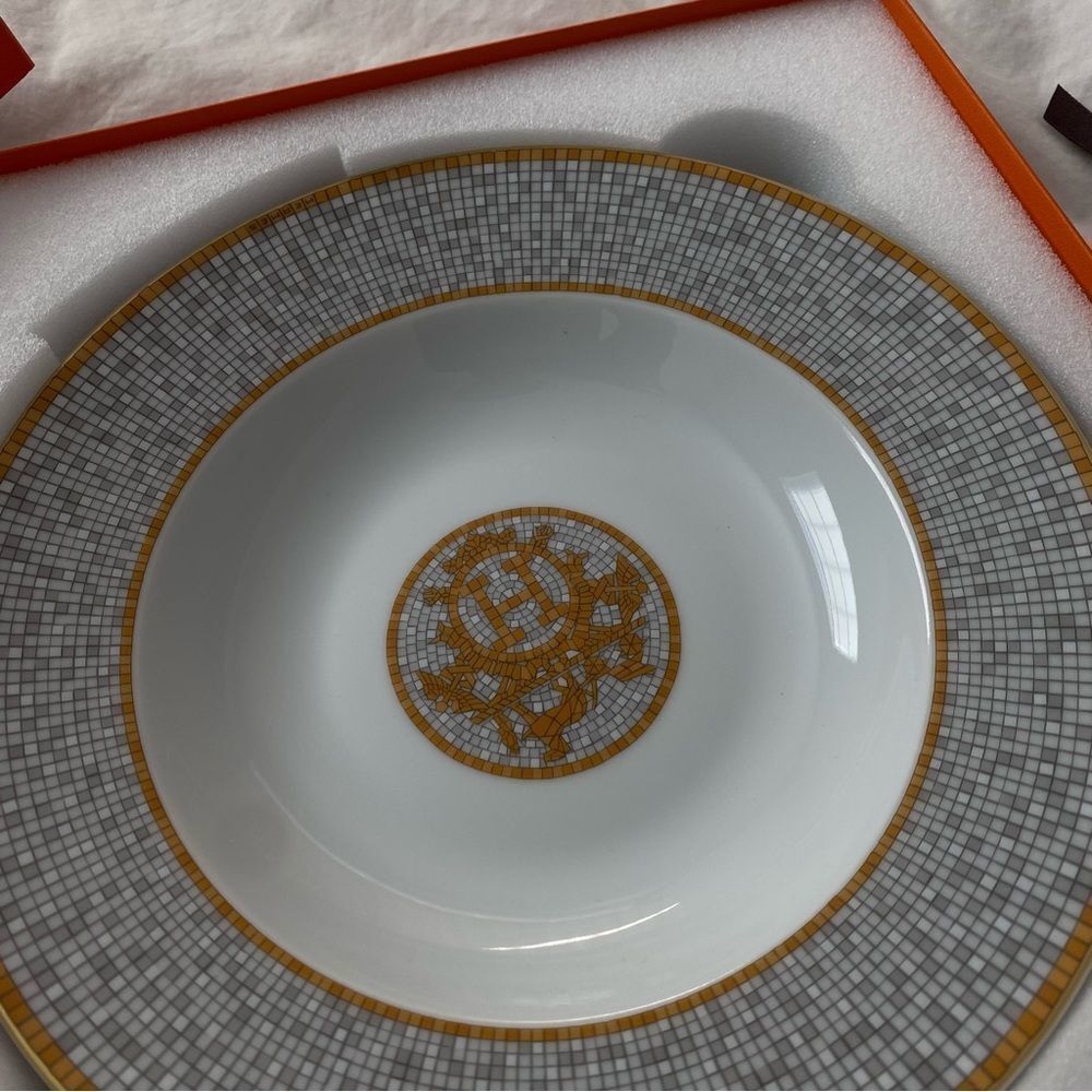 NWT Hermes Mosaique 24 soup plate - Picture 8 of 10